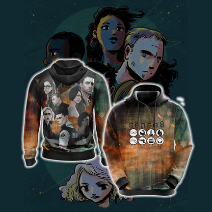 Sense8 New Version Unisex 3D T-shirt Hoodie