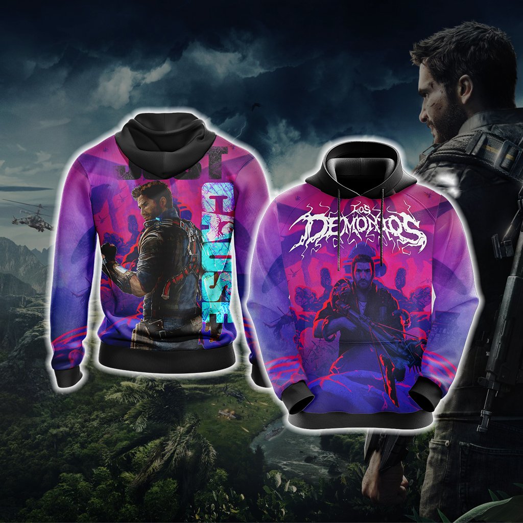 Just Cause 4 - Los Demonios Unisex 3D T-shirt Hoodie