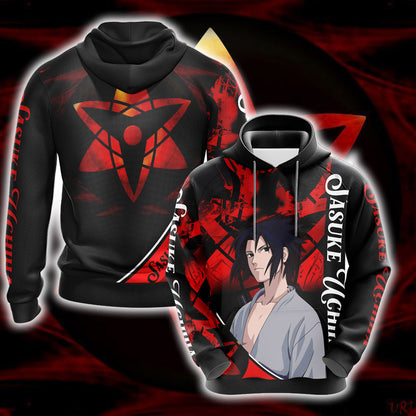 Naruto - Sasuke Uchiha New Style Unisex 3D T-shirt Hoodie