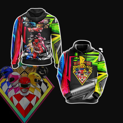 Power Rangers Unisex 3D T-shirt Hoodie