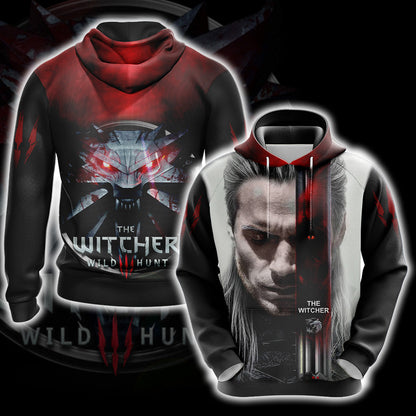 The Witcher Wild Hunt New Look Unisex 3D T-shirt Zip Hoodie
