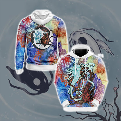 Legend Of Korra - Raava and Vaatu Unisex 3D T-shirt