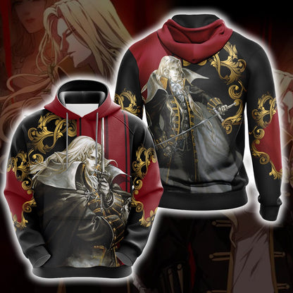 Castlevania - Alucard Unisex 3D T-shirt Hoodie