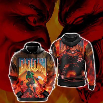 Doom New Version 1 Unisex 3D T-shirt Hoodie