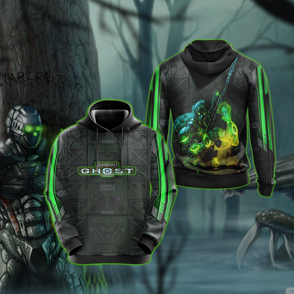 StarCraft - Ghost Unisex 3D T-shirt Hoodie