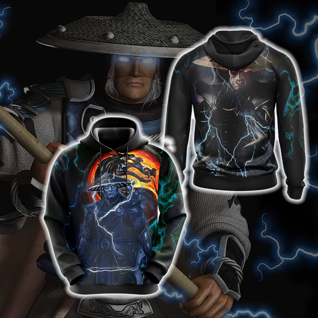 Mortal kombat Raiden Dark Unisex 3D T-shirt Hoodie