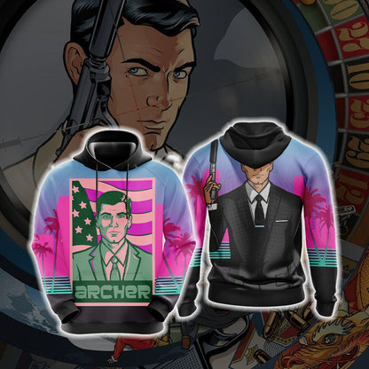 Archer (TV series) Unisex 3D T-shirt Hoodie