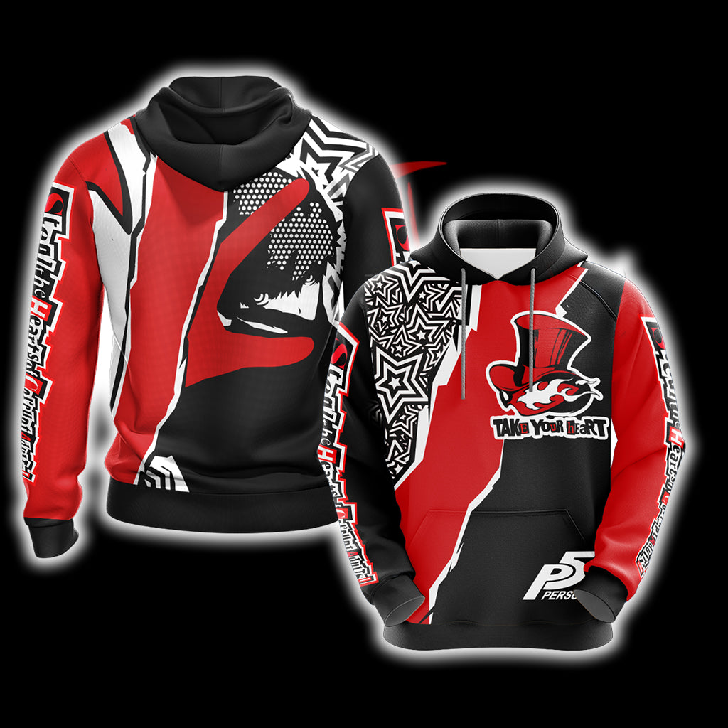 Persona 5 New Look Unisex 3D T-shirt Hoodie Hoodie