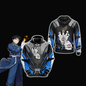 Fullmetal Alchemist - Roy Mustang Unisex 3D T-shirt Hoodie S 