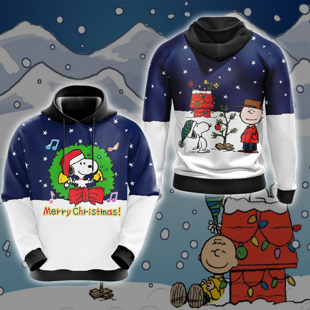 Snoopy x Christmas Unisex 3D T-shirt Hoodie