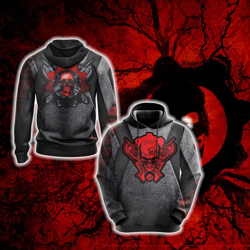 Gears Of War New Version Unisex 3D T-shirt Hoodie