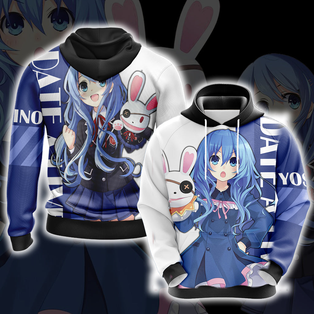Date A Live - Yoshino Unisex 3D T-shirt Hoodie
