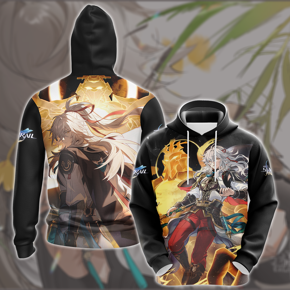 Honkai: Star Rail Jing Yuan Video Game All Over Printed T-shirt Tank Top Zip Hoodie Pullover Hoodie Hawaiian Shirt Beach Shorts Joggers Hoodie S 