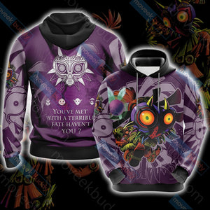 The Legend Of Zelda: Majora's Mask Unisex 3D T-shirt Zip Hoodie Pullover Hoodie Hoodie S 