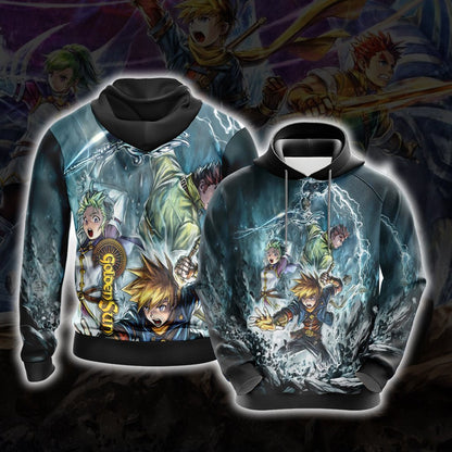 Golden Sun Unisex 3D T-shirt Hoodie