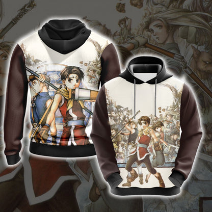 Suikoden Unisex 3D T-shirt Hoodie
