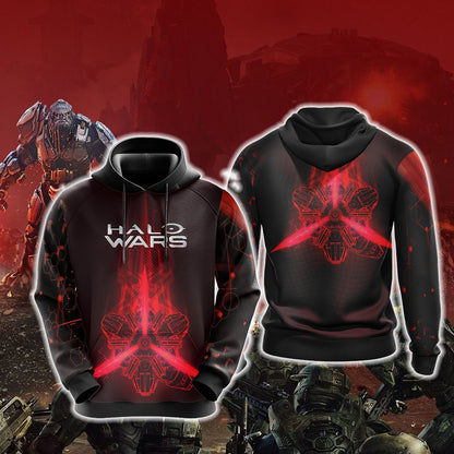 Halo Wars 2 Banished Logo Unisex 3D T-shirt Hoodie