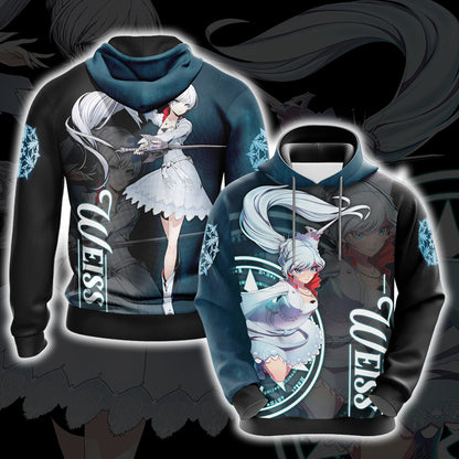 RWBY Weiss Schnee New Version Unisex 3D T-shirt Hoodie