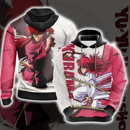 Yu Yu Hakusho Kurama Unisex 3D T-shirt Hoodie