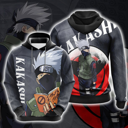 Naruto - Kakashi New Look Unisex 3D T-shirt Hoodie