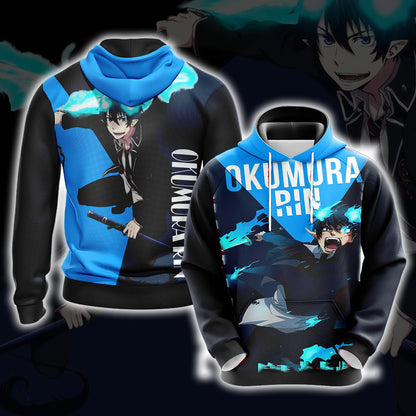 Blue Exorcist - Rin Unisex 3D T-shirt Hoodie