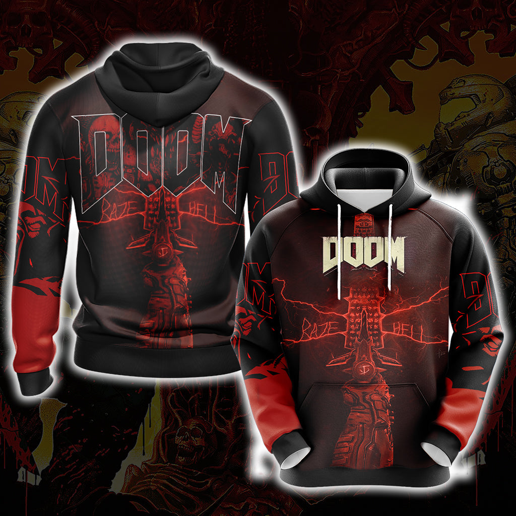 Doom New Look Unisex 3D T-shirt Hoodie