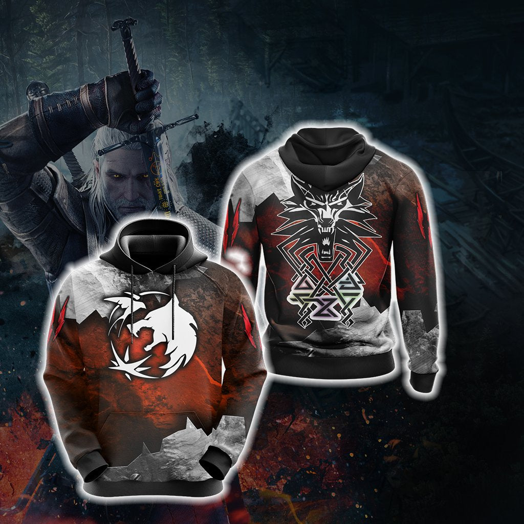 The Witcher Symbol Unisex 3D T-shirt Hoodie