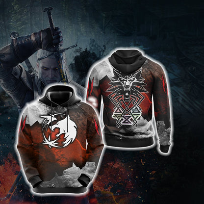 The Witcher Symbol Unisex 3D T-shirt Hoodie