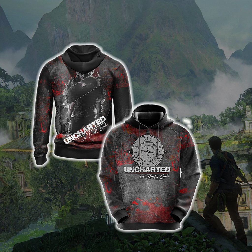 Uncharted: A Thief's End Unisex 3D T-shirt Hoodie