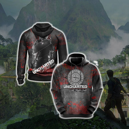 Uncharted: A Thief's End Unisex 3D T-shirt Hoodie
