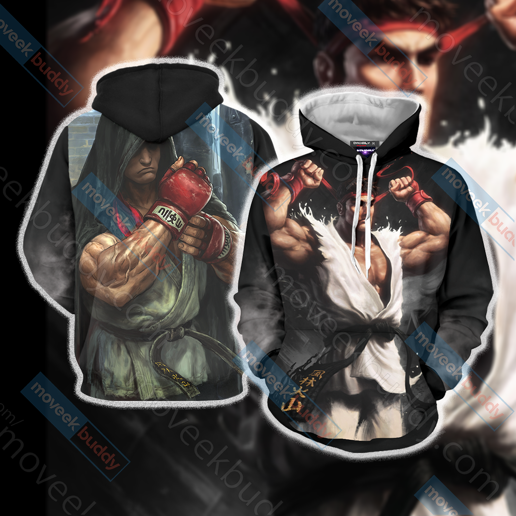 Street Fighter - Ryu Unisex 3D T-shirt Hoodie