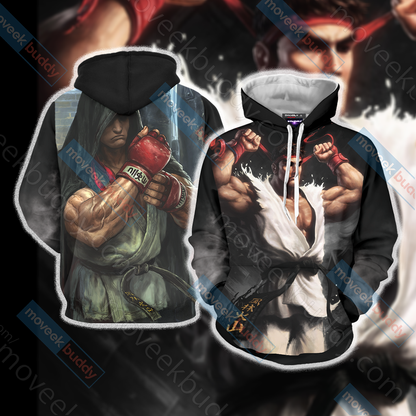 Street Fighter - Ryu Unisex 3D T-shirt Hoodie