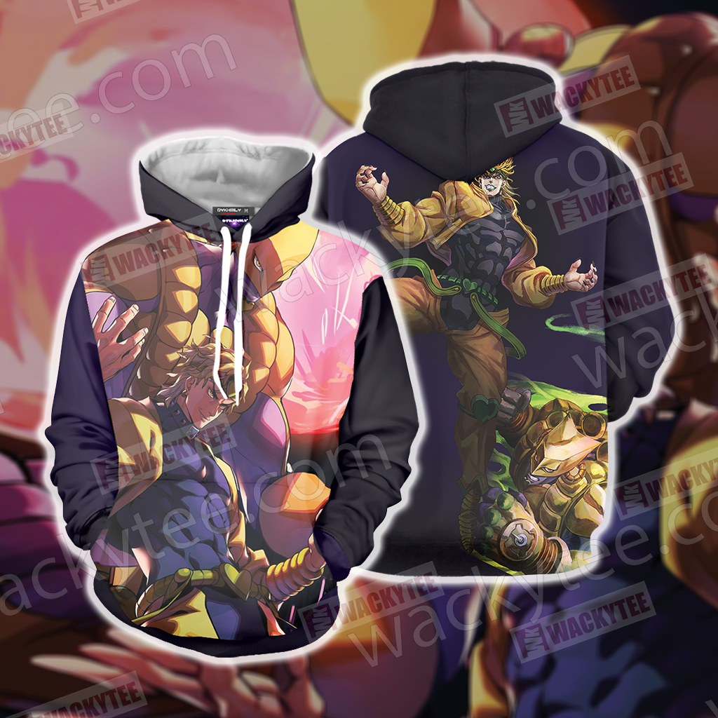 Jojo’s Bizarre Adventure Dio Brando And The World 3D T-shirt Hoodie