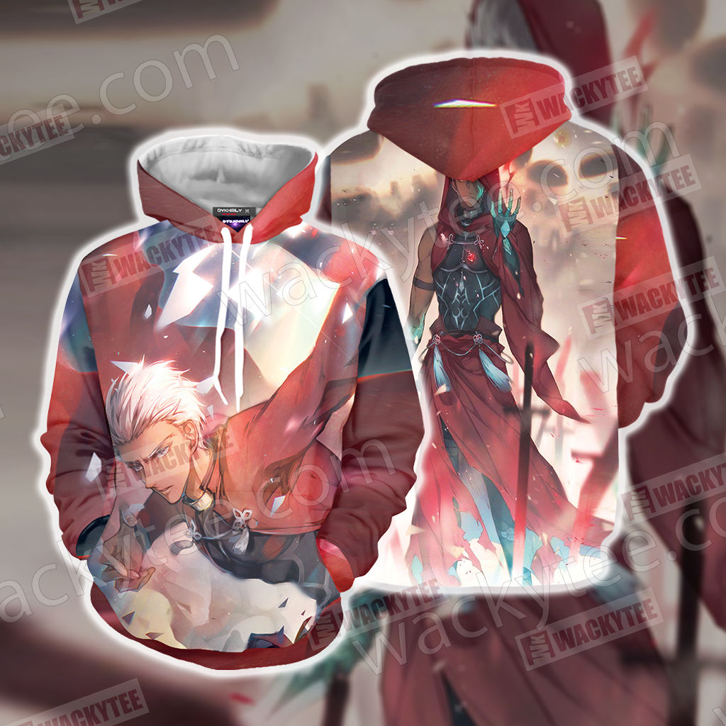 Fate/Stay Night Archer 3D T-shirt Hoodie