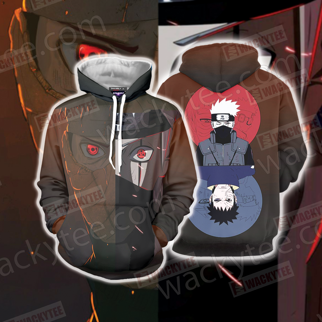 Naruto Obito And Kakashi 3D T-shirt Hoodie