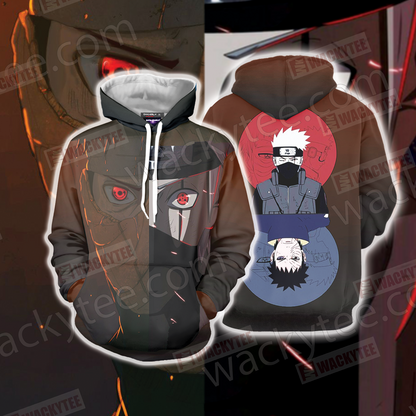 Naruto Obito And Kakashi 3D T-shirt Hoodie