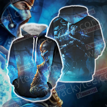 Mortal Kombat Subzero Video Game Unisex 3D T-shirt Hoodie