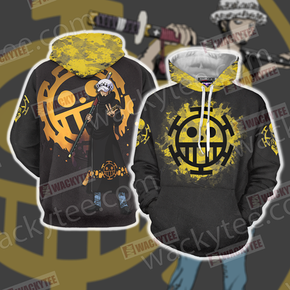 One Piece Trafalgar D. Water Law Unisex 3D T-shirt Hoodie