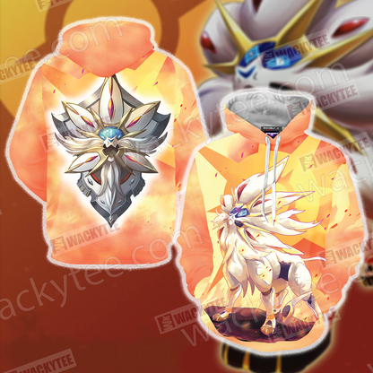 Pokemon Solgaleo Unisex 3D T-shirt Hoodie