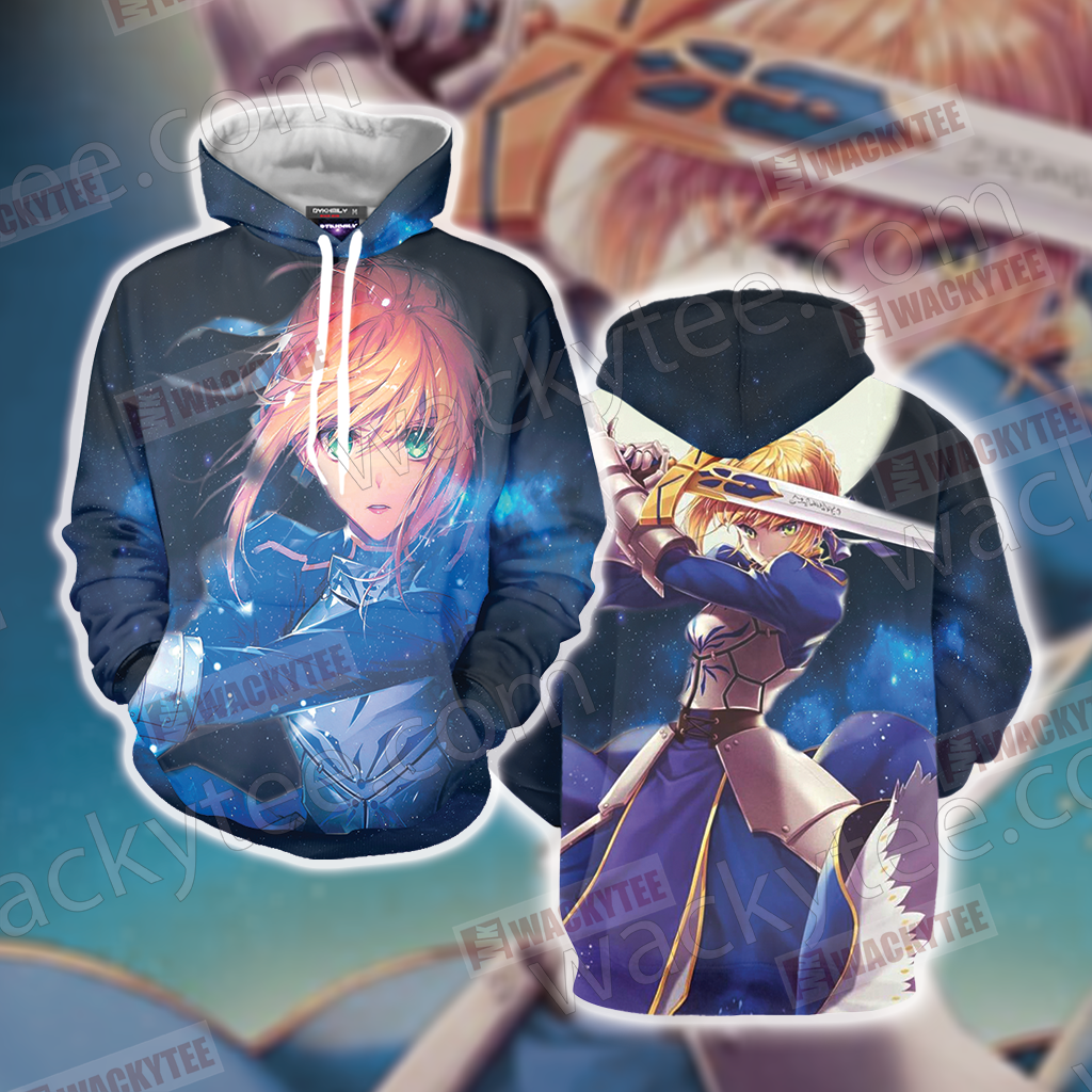 Fate/Stay Night Saber 3D T-shirt Hoodie