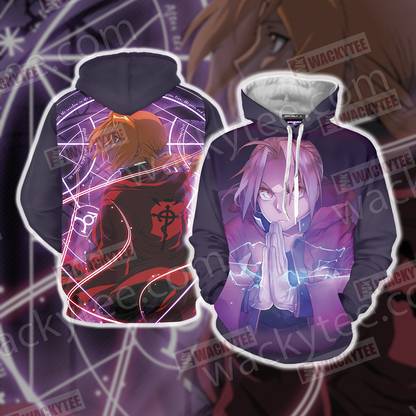 Fullmetal Alchemist: Brotherhood - Edward Elric 3D T-shirt Hoodie