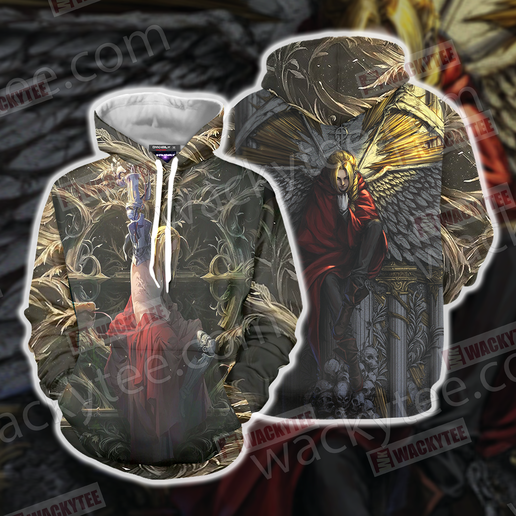 Fullmetal Alchemist Edward Elric Unisex 3D T-shirt Hoodie