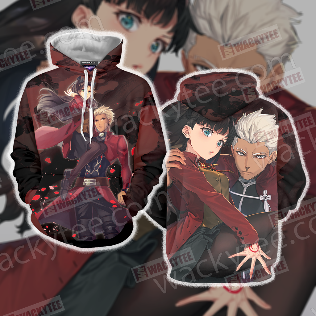 Fate/ Stay Night - Blade And Rin Unisex 3D T-shirt Hoodie