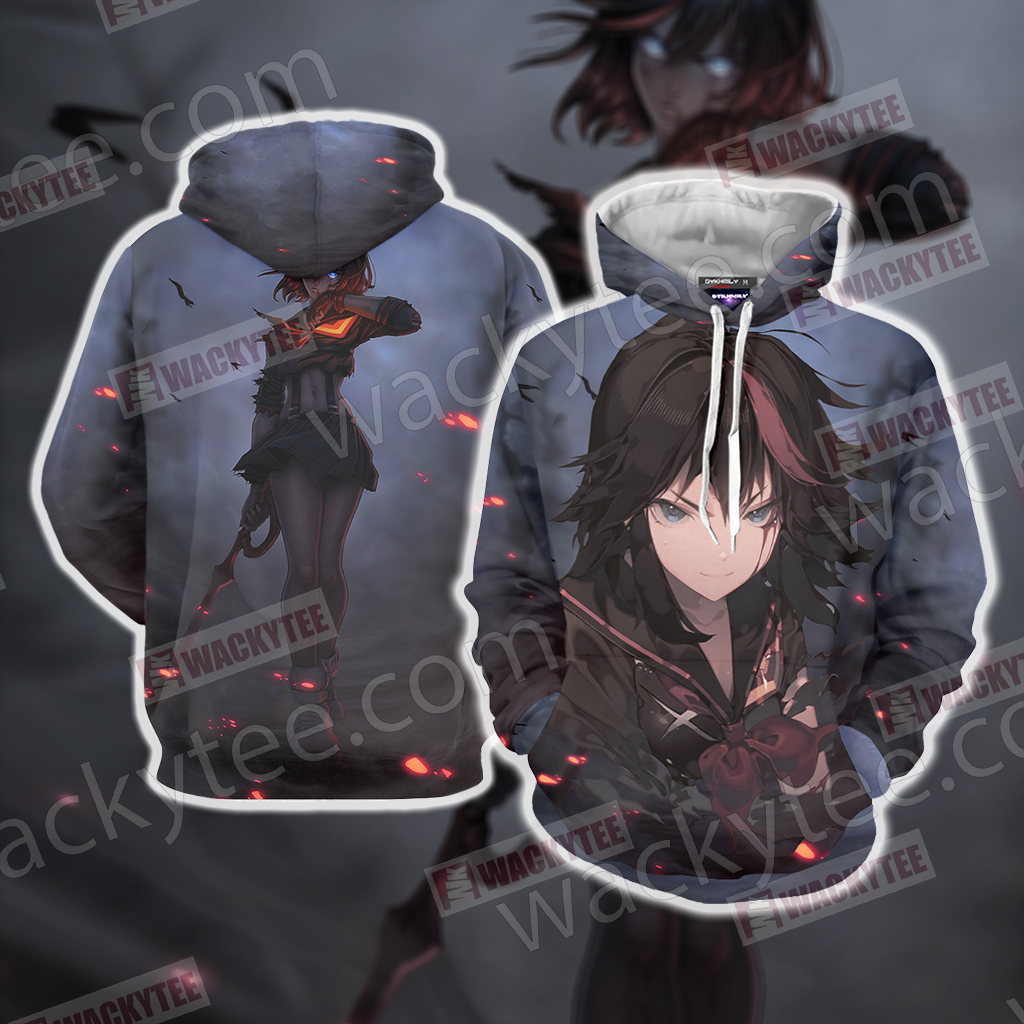 Kill La Kill Matoi Ryuko Unisex 3D T-shirt Hoodie