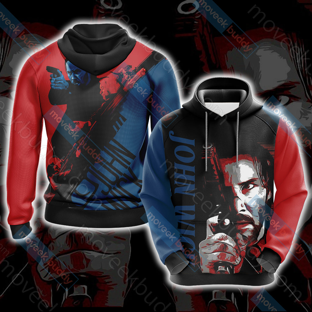 John Wick New Style Unisex 3D T-shirt Hoodie S 