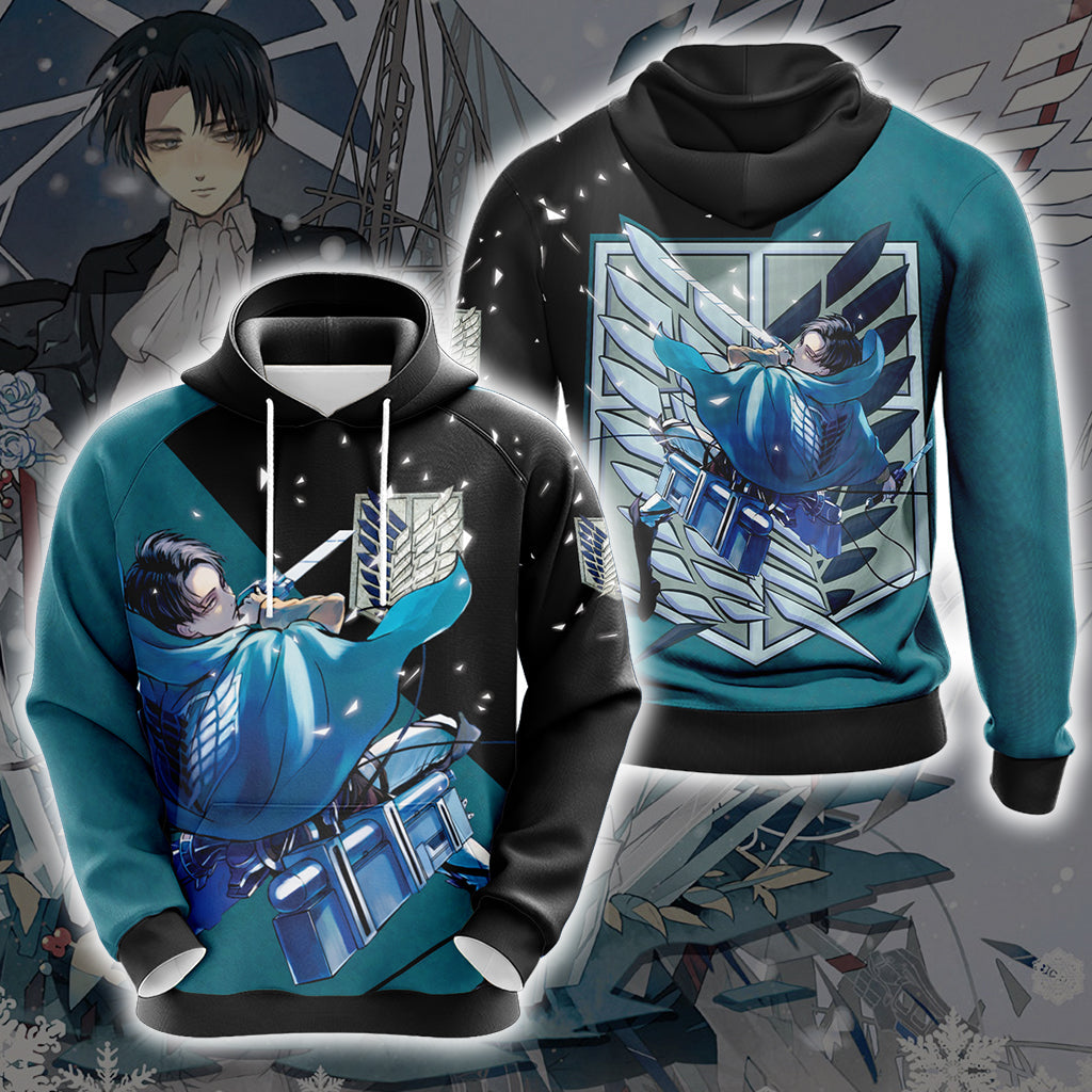 Attack On Titan - Levi New Look Unisex 3D T-shirt Hoodie