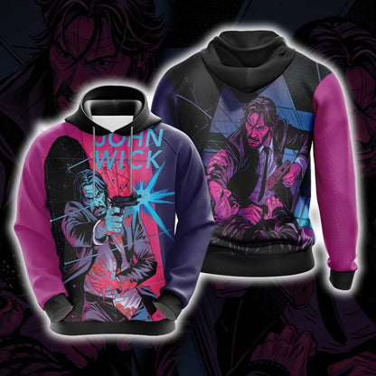 John Wick New Version Unisex 3D T-shirt Hoodie