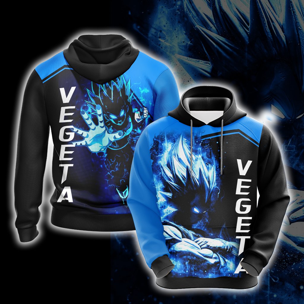 Dragon Ball Vegeta Unisex 3D T-shirt Zip Hoodie Hoodie