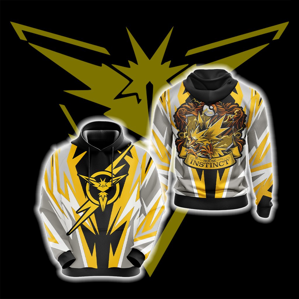 Pokemon - House Instinct Unisex 3D T-shirt Hoodie