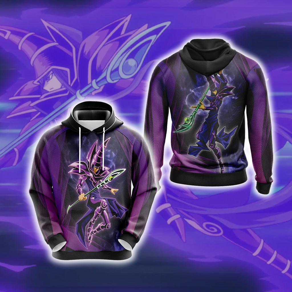 Yu-Gi-Oh! Dark Magician (Male) New Unisex 3D T-shirt Hoodie